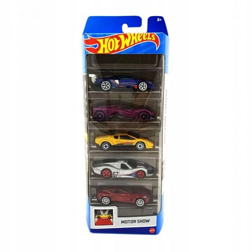 HOT WHEELS 5 PACK OF CARS MOTOR SHOW SET