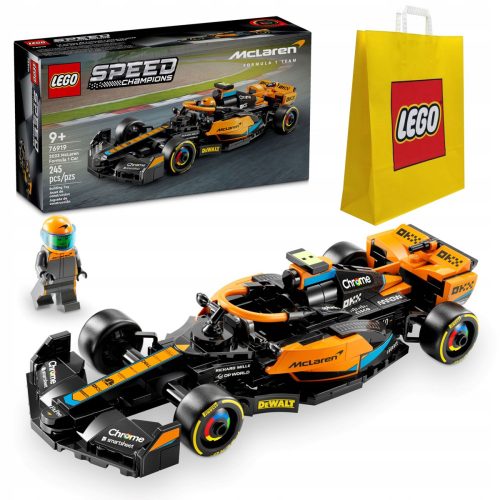  LEGO Speed Champions 76919 McLaren Formula 1 Race Car 2023 + LEGO 6315792 VP PAPIRNA VREČKA SREDNJA M 34X41X10 TE