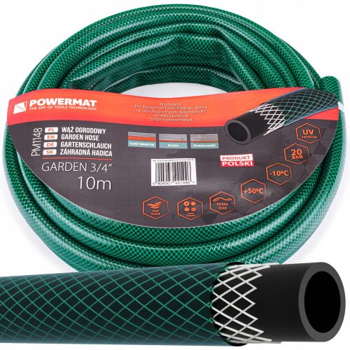  Cev za vodo GARDEN 3/4'' 10m 3 sloj 20 bar