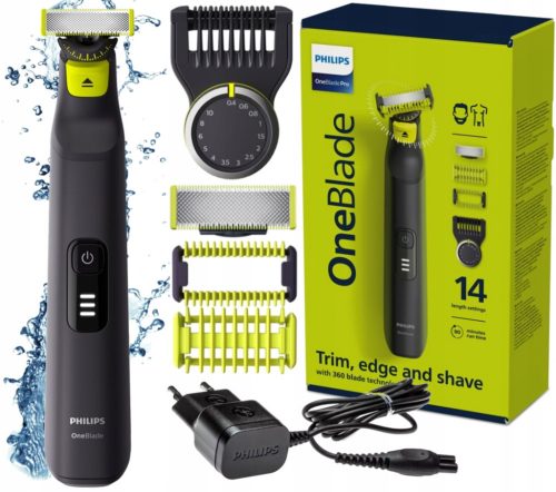 PHILIPS ONEBLADE PRO 360 BRIVNIK STRIMER MOŠKI BRADA OBRAZ TELO STRIZNIK