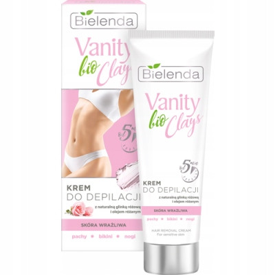  Bielenda Vanity Bio Clays depilacijska krema 100 ml 150 g