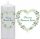  SVEČA Communion Candle Decoration Table SVETO OBHAJILO Listi srca 20 cm