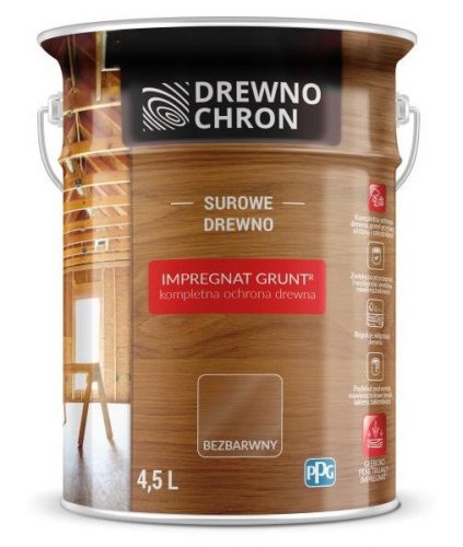  Impregnacija za les Drewnochron 382508 brezbarvna 4,5 l