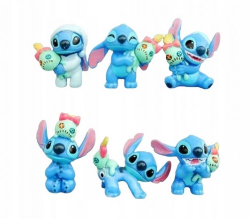  Komplet 6 mini figur Lilo & Stitch STITCH FIGURE