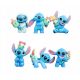  Komplet 6 mini figur Lilo & Stitch STITCH FIGURE