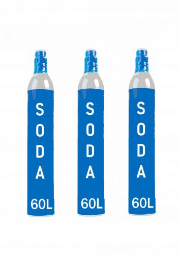  Soda plin 425g za steklenico, CO2 BIO kartuša