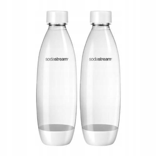  Steklenice SodaStream Fuse za karbonator, bele, 1L, 2 kosa