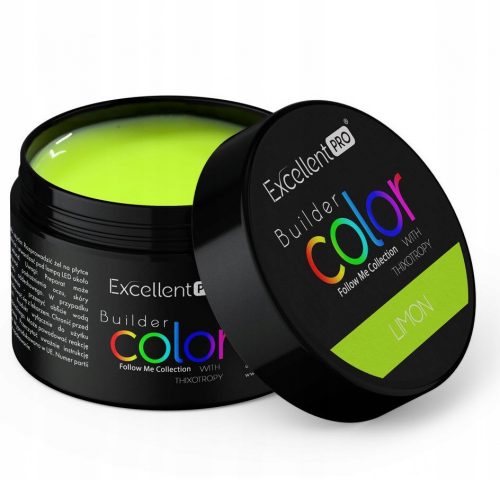  EXCELLENT PRO BUILDER GEL COLOR GRADILNI GEL LIME LIME 30 g