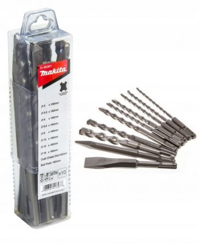  Set svedrov in dlet Makita D-46361