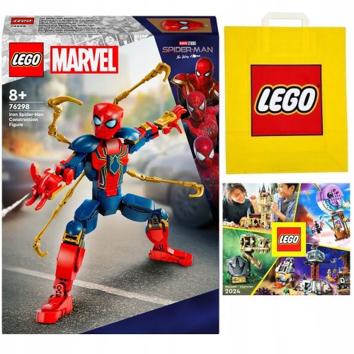  LEGO Super Heroes 76298 Figura Iron Spider-Man + 2 druga izdelka