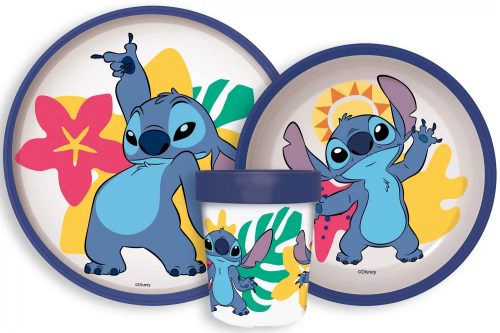  STITCH SET ZA ZAJTRK PREMIUM JEDILNI SET STICH DISNEY