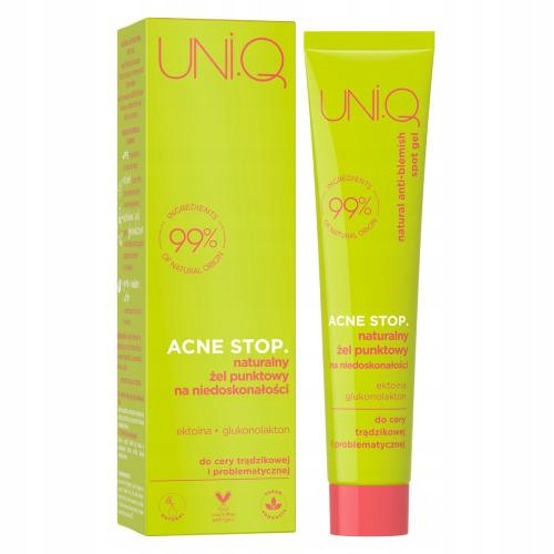  4ORGANIC UNI.Q AKNE STOP. Natural spot gel za nepravilnosti, 20ml