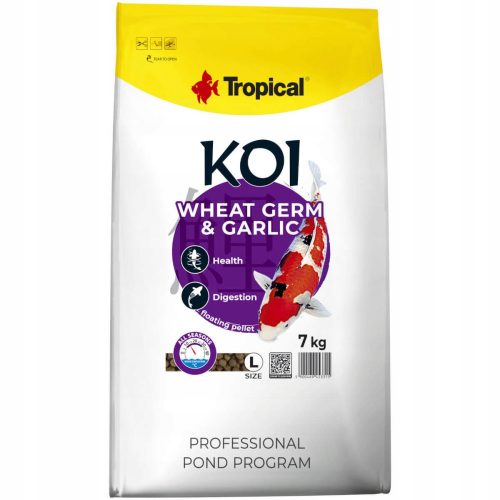  Hrana za ribe Tropical Koi Wheat Germ & Garlic 1,5 kg