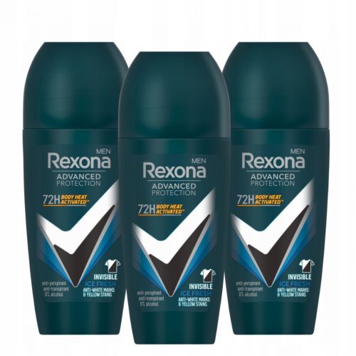  Rexona Men Advanced Protection Invisible Ice Antiperspirant roll-on 50 ml