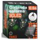  Solarna girlanda Smartled 1060 cm, črna