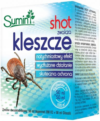  Tekočina proti klopom in komarjem Sumin Shot 50 ml