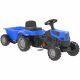  WOOPIE Farmer GoTrac MAXI PLUS traktor na pedala s prikolico modre barve