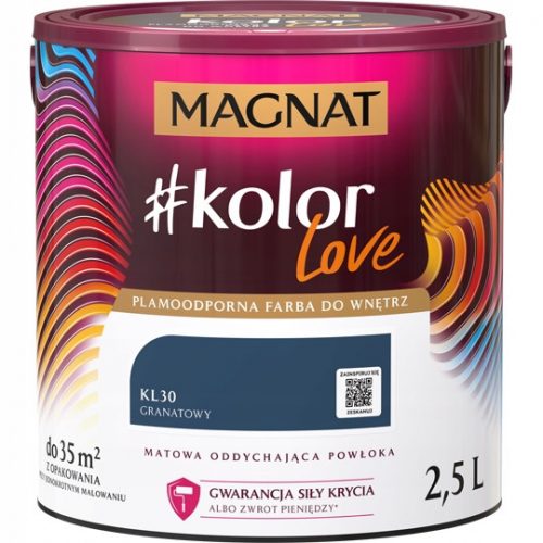  MAGNAT Lateks barva #kolorLove mornarsko modra 2,5l