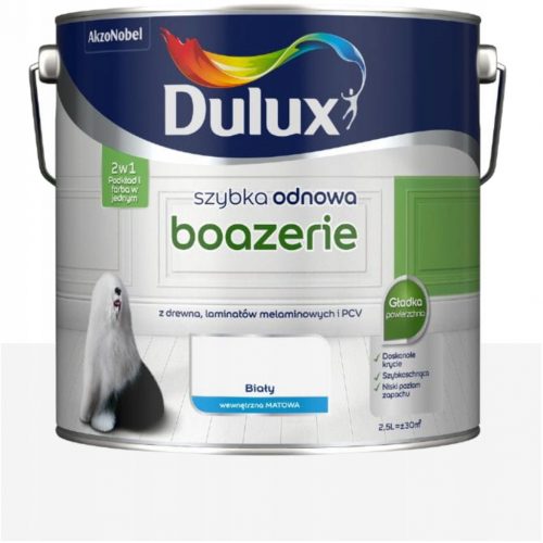  Dulux akrilna barva za pohištvo 2,5 l MATT WHITE mat