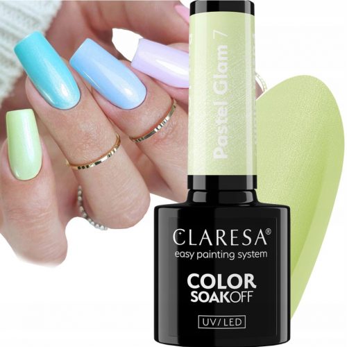  CLARESA PASTEL GLAM 7 HYBRID POLISH PASTEL HYBRID GREEN S PARKI