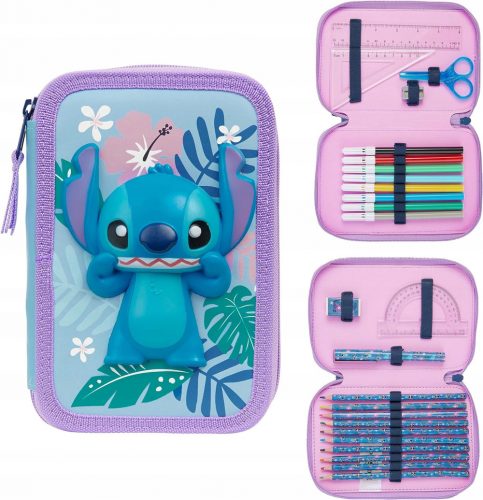  Enojna zložljiva peresnica DISNEY STITCH PINCASE ZA OTROKE