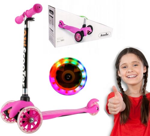  Tobbi Toys trikolesni skiro BALANCE SCOOTER Modra, Oranžna, Roza, Zelena