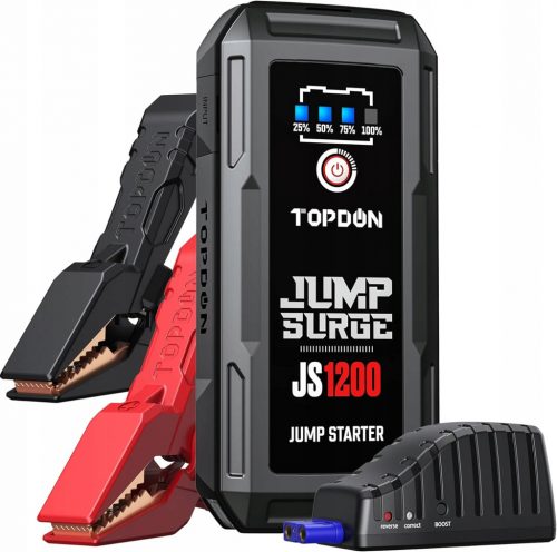  JUMP STARTER TOPDON JS1200 STARTER POWERBANK 12V 1200A LED UNIVERZALEN