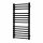  Vodni kopalniški radiator SCANO Ek 430 x 1170mm Kvadratni radiator ČRN