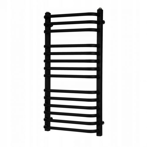  Vodni kopalniški radiator SCANO Ek 430 x 1170mm Kvadratni radiator ČRN