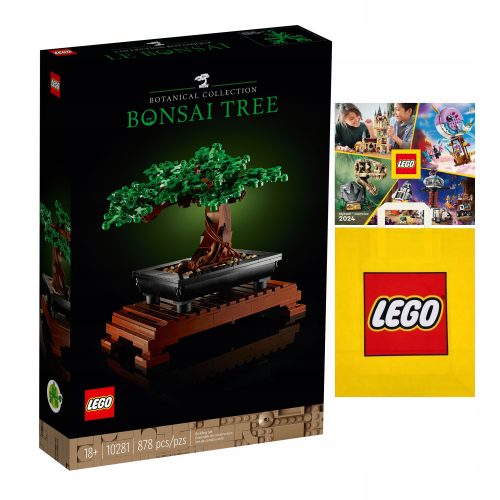  LEGO ICONS 10281 Bonsai Tree + 2 druga izdelka