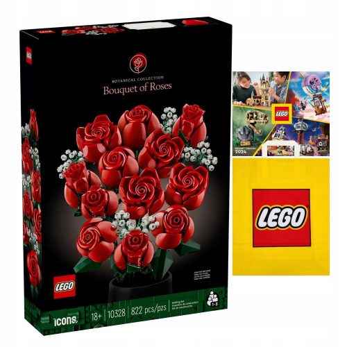  LEGO ICONS 10328 Šopek vrtnic + 2 druga izdelka