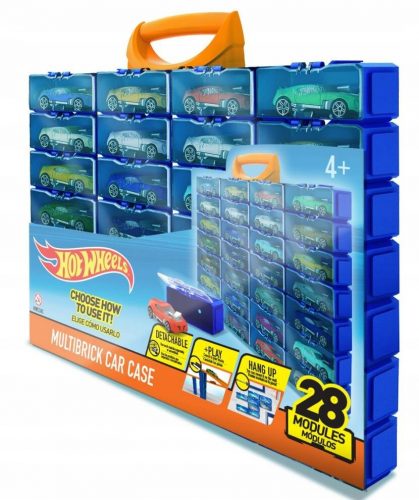  HOT WHEELS KOVČEK ZA 28 AVTOMOBILOV HWCC8C AVTO KONTEJNER NOVO