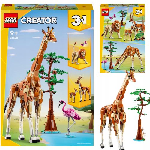  LEGO Creator 31150 Zvířata ze safari + kartonska škatla 30 cm x 20 cm x 10 cm 380 g/m² 1 kos.