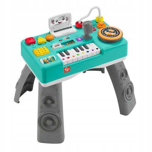  Fisher-Price Učite se in se smejte! Glasbena DJ miza