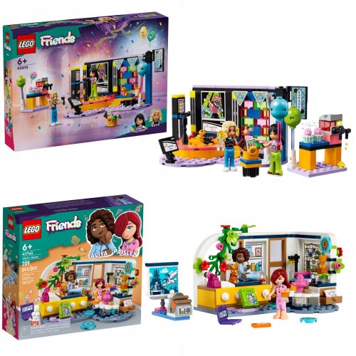  LEGO Friends 42610 Karaoke Party + LEGO Friends 41740 Aliyina soba