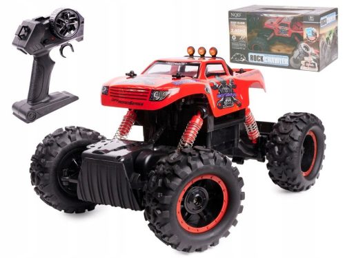  Rdeči avto NQD rock crawler king 1:12