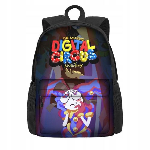  NEVERJETNI NAHRBTNIK DIGITAL CIRCUS DIGITAL PRINTING TEEN BAG