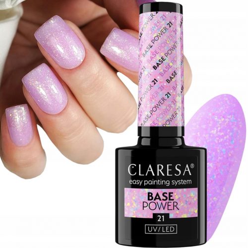  CLARESA Base Power 21 Hybrid Nail Base 5 g, brez kislin