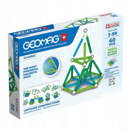  Geomag Classic Reciklirani magnetni bloki 60 kos. 60 kosov.