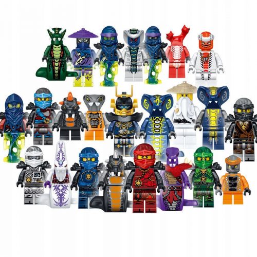  Ninja figure Ninjago set 24 kosov