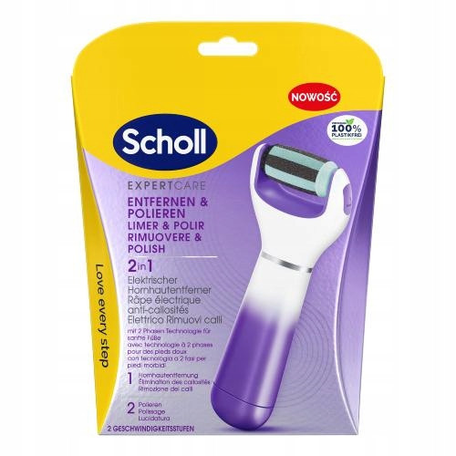  SCHOLL Expert Care 2v1 električna pilica za noge (vijolična)