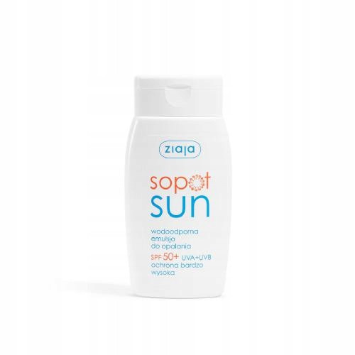  Ziaja Sopot Sun, vodoodporna emulzija za sončenje SPF50, 125 ml