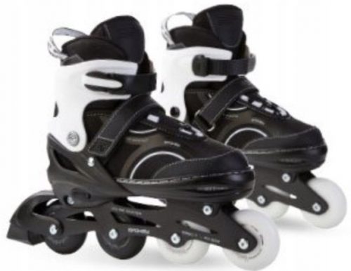  Nastavljivi rolerji Spokey 38-41 Skate Black and White