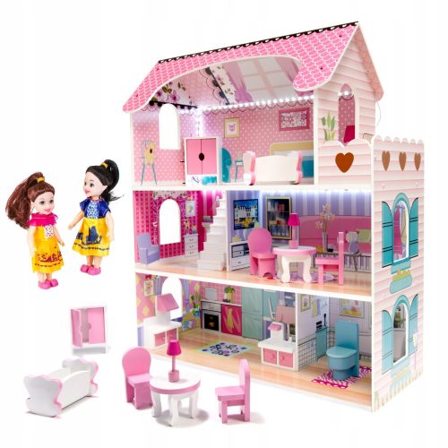  RECREO hišica za punčke Wooden Dollhouses 70 cm