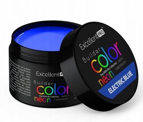  EXCELLENT PRO BUILDER GEL GRADILNI GEL NEON BLUE ELECTRIC BLUE 30 g