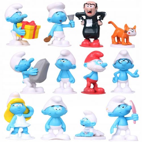  12x FIGURICE SMRKCI DARILNI SET GARGAMEL KLIKER za kolačke