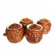  Okrogla toplotno odporna posoda Clay Treasures 0,65 l