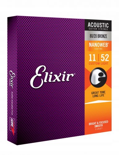  Elixir NanoWeb Phosphor Bronze strune 11-52 16027