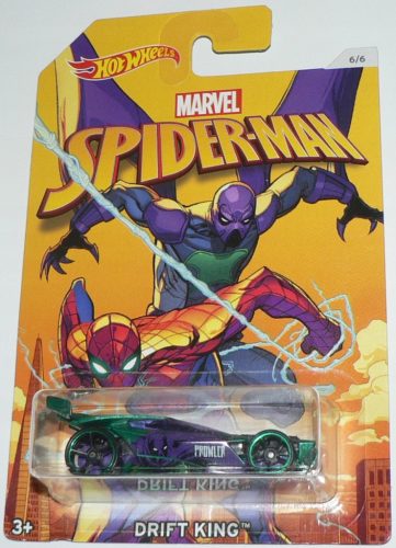  Hot Wheels DWD20 Asist. DWD14 MARVEL SPIDER-MAN DRIFT KING