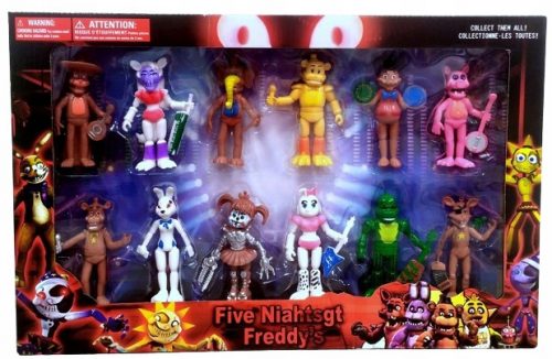  Komplet 12 figur FNAF Bonnie Foxy Chica Freddy